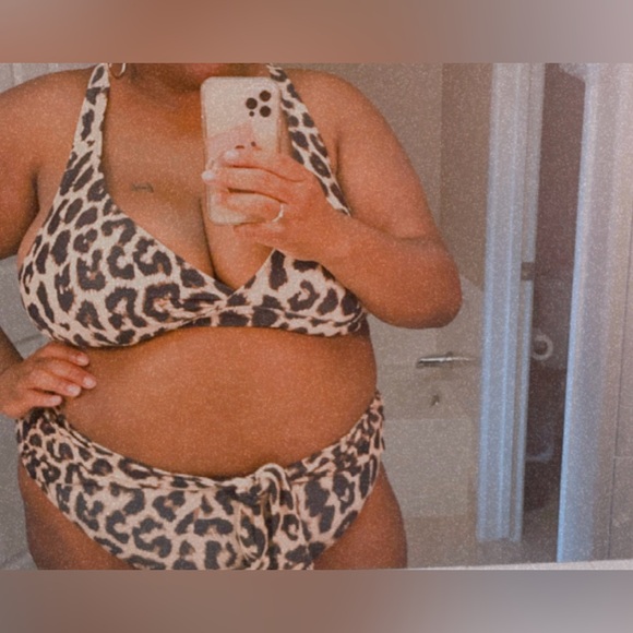 LEOPARD PLUS SIZE BIKINI - Picture 4 of 5